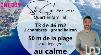Appartement 3 pièces de 46 m² à Saint-Cyr-sur-Mer (83270)