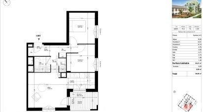 Apartment 2 rooms of 48 m² in Rungis (94150)
