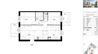 Apartment 3 rooms of 67 m² in Rungis (94150)