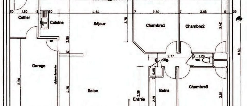 House 4 rooms of 85 m² in Beaumont-Pied-de-Bœuf (72500)
