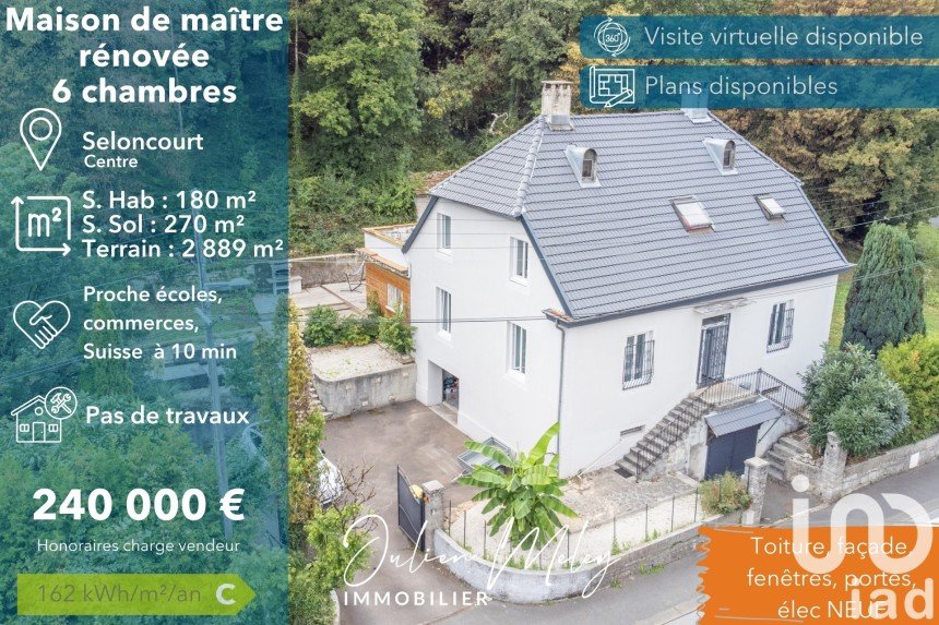 Maison 8 pièces de 180 m² à Seloncourt (25230)