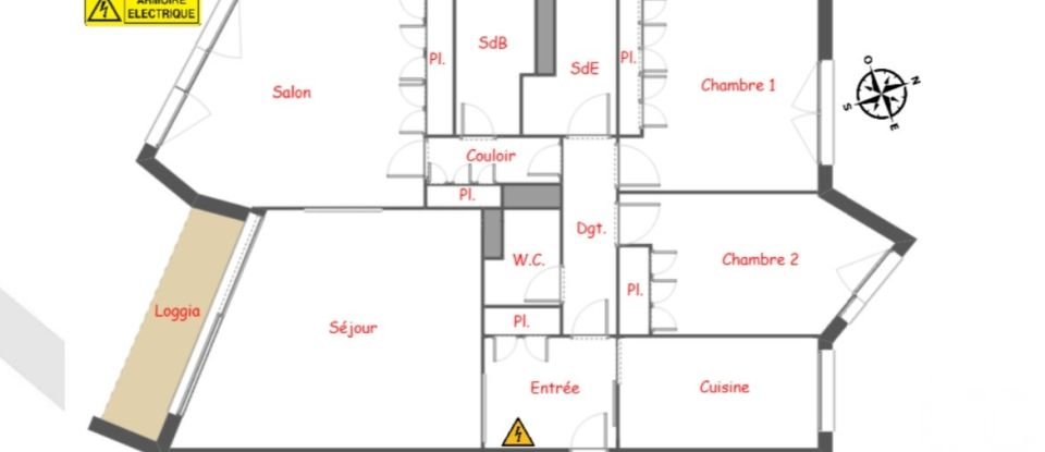 Appartement 4 pièces de 105 m² à Chatou (78400)