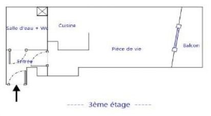 Studio 1 room of 34 m² in Chilly-Mazarin (91380)