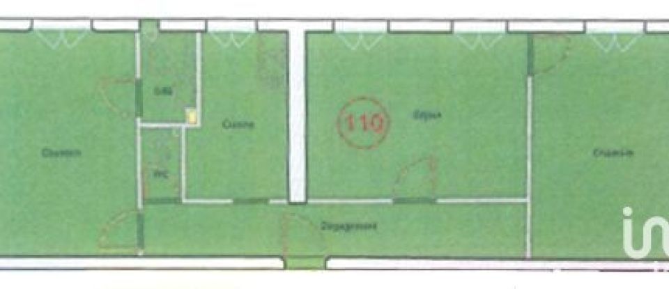 Appartement 3 pièces de 62 m² à Paris (75013)