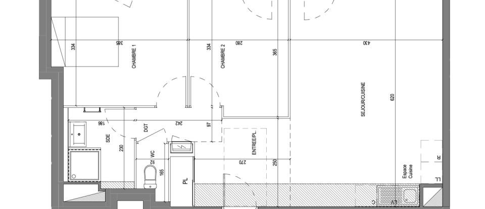 Appartement 3 pièces de 64 m² à Mauves-sur-Loire (44470)