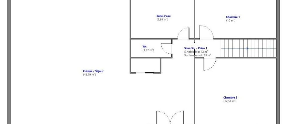 House 5 rooms of 94 m² in Sillars (86320)