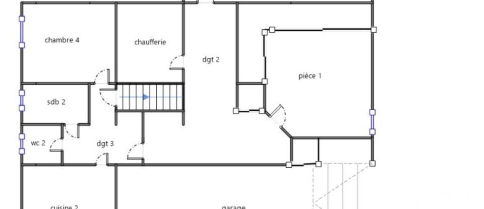 Traditional house 7 rooms of 164 m² in Saint-Denis-lès-Bourg (01000)