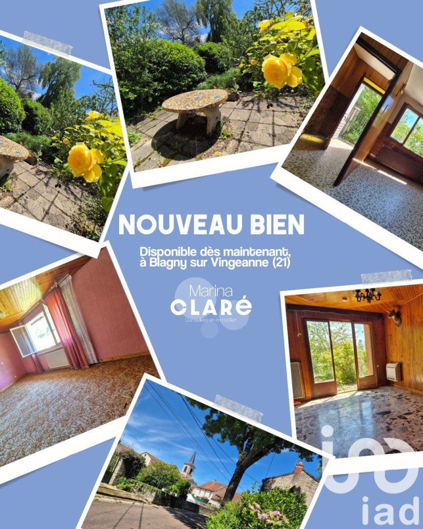 Maison de village 7 pièces de 165 m² à Blagny-sur-Vingeanne (21310)