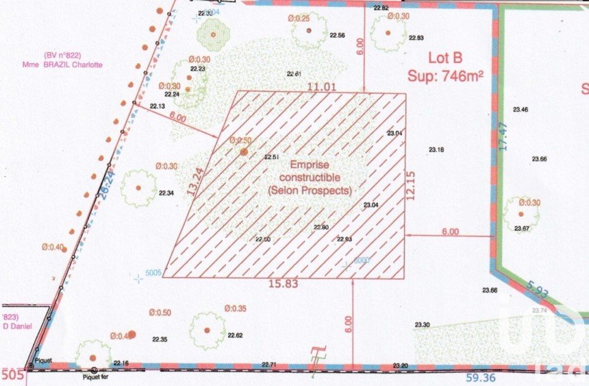 Land of 746 m² in Triel-sur-Seine (78510)