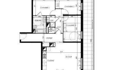 Apartment 4 rooms of 85 m² in Lieusaint (77127)