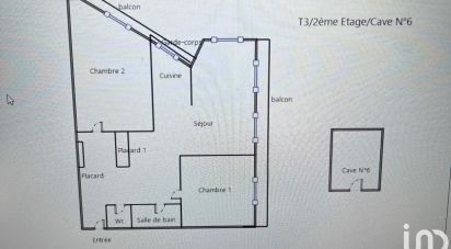 Apartment 3 rooms of 74 m² in Saint-Étienne (42000)