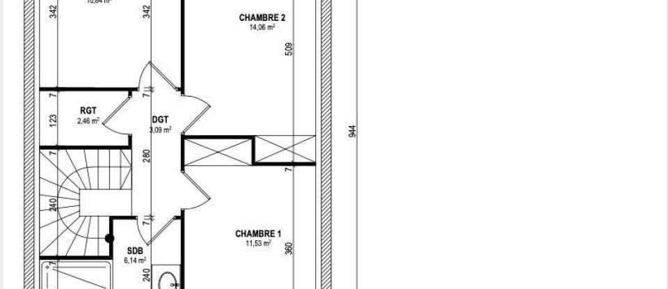 Maison 6 pièces de 98 m² à Thionville (57100)