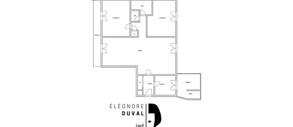 Appartement 3 pièces de 76 m² à Sotteville-lès-Rouen (76300)