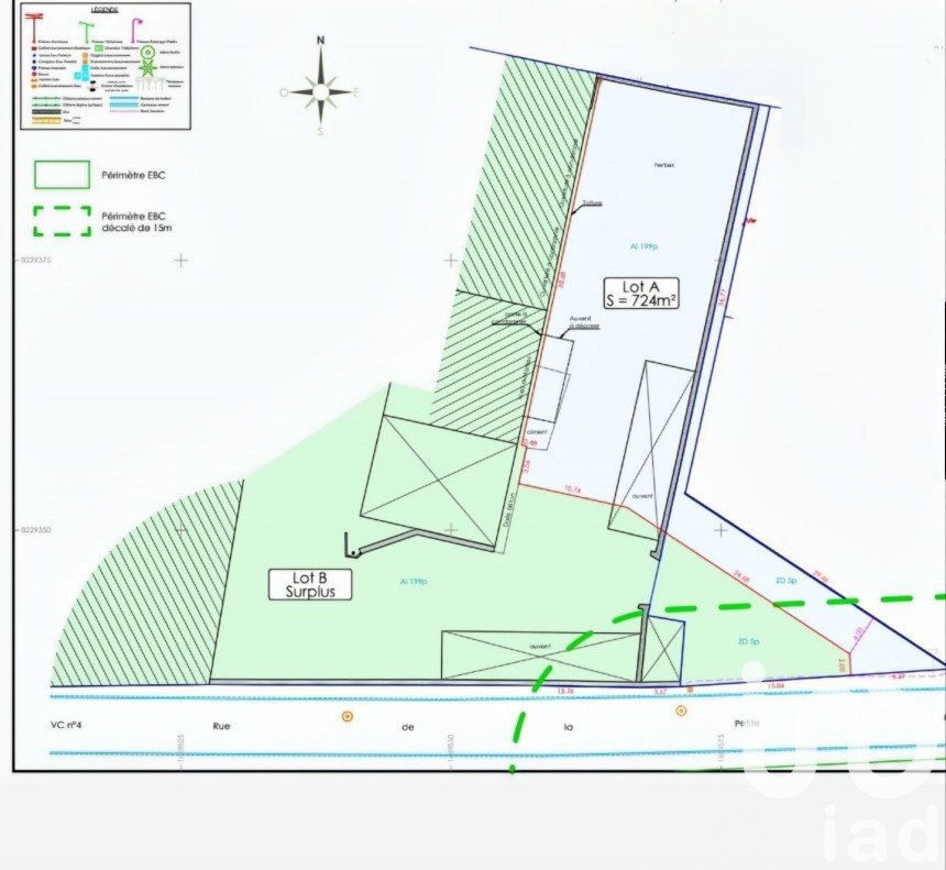 Terrain de 724 m² à Crépy-en-Valois (60800)