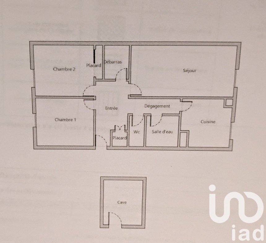 Appartement 3 pièces de 56 m² à Jargeau (45150)