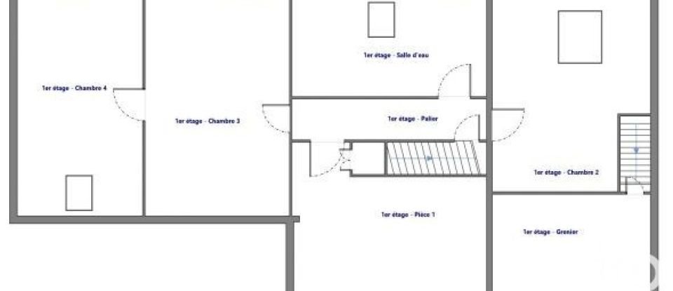 House 6 rooms of 117 m² in Lussac-les-Châteaux (86320)