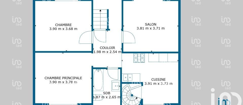 Maison 5 pièces de 120 m² à Melrand (56310)