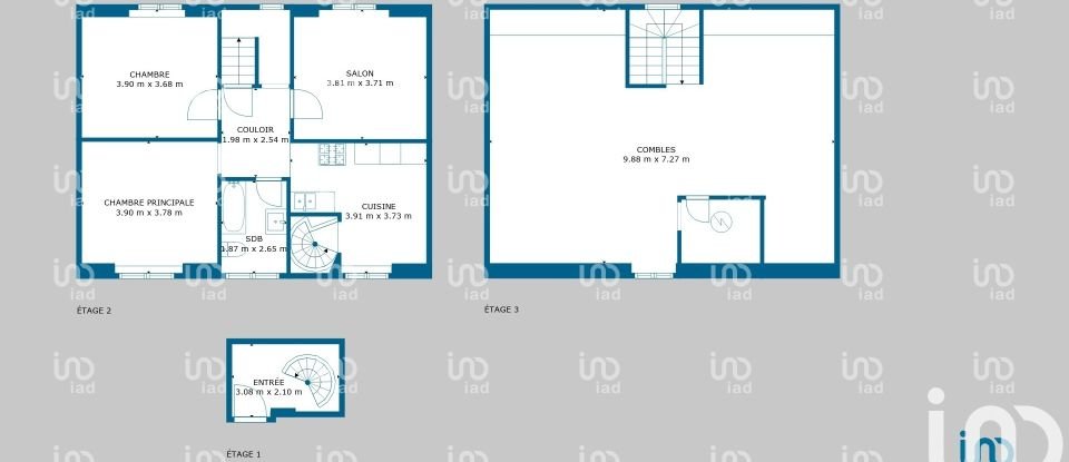 Maison 5 pièces de 120 m² à Melrand (56310)