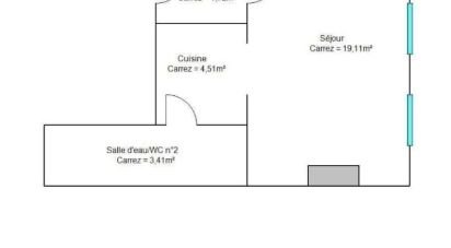 Appartement 1 pièce de 29 m² à Toulon (83000)