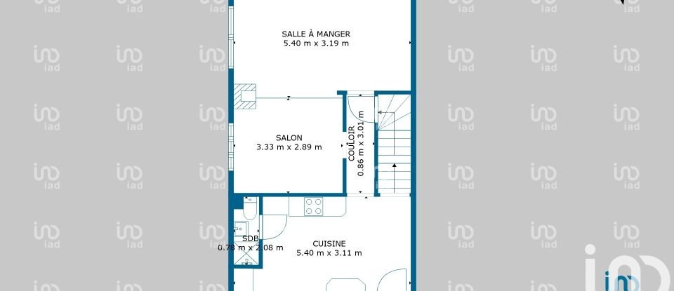 Maison 2 pièces de 65 m² à Donzy (58220)