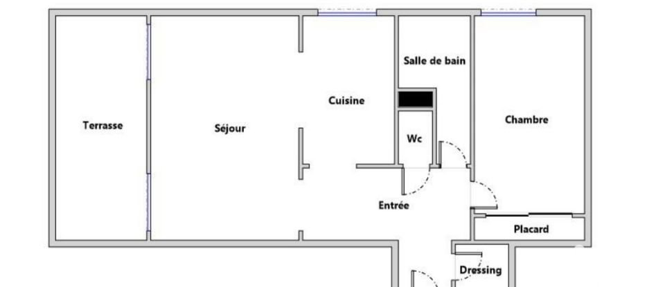 Appartement 2 pièces de 53 m² à Montigny-le-Bretonneux (78180)