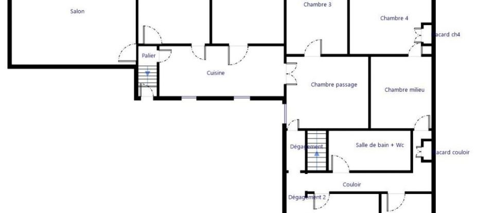 Maison de ville 10 pièces de 202 m² à La Bâtie-Neuve (05230)