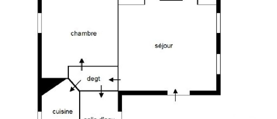 Apartment 2 rooms of 46 m² in Troyes (10000)
