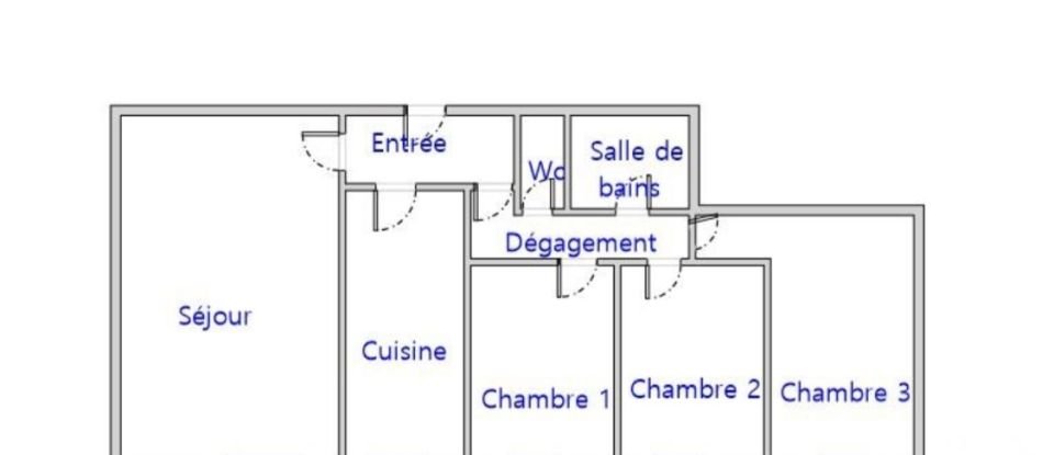 Apartment 4 rooms of 71 m² in Margny-lès-Compiègne (60280)