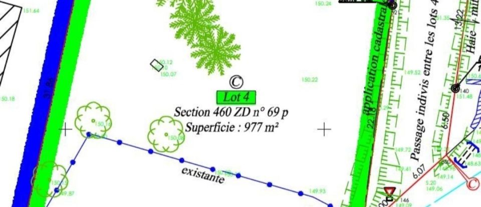 Terrain de 977 m² à - (50440)