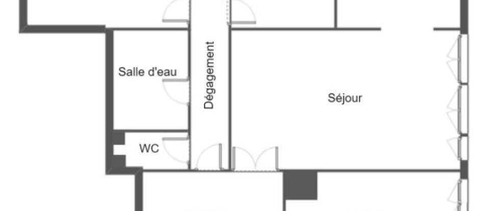 Appartement 4 pièces de 88 m² à Le Havre (76610)