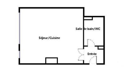 Studio 1 room of 33 m² in Paris (75012)