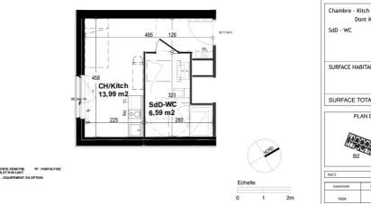 Appartement 1 pièce de 21 m² à Thionville (57100)