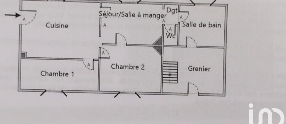 Maison de village 5 pièces de 73 m² à Soissons (02200)