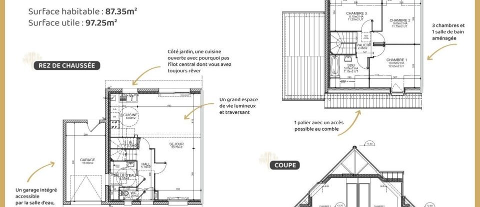 Maison 4 pièces de 88 m² à Wingles (62410)