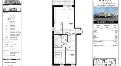 Appartement 3 pièces de 73 m² à Rixheim (68170)