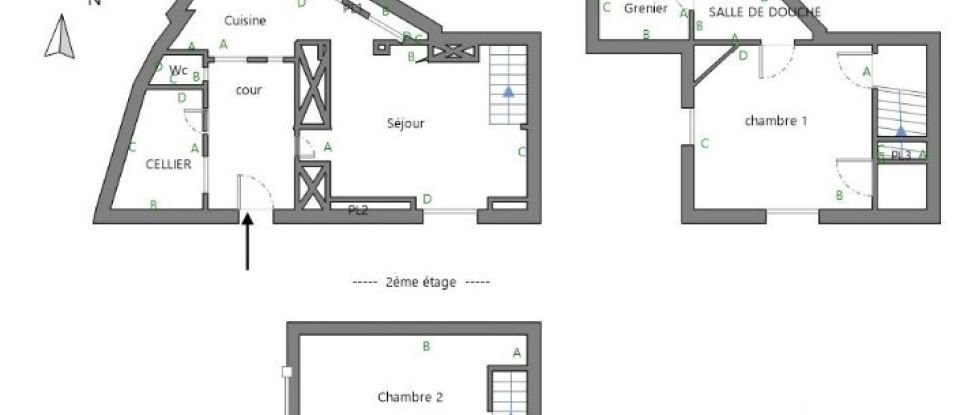 Maison de ville 3 pièces de 64 m² à Les Clayes-sous-Bois (78340)