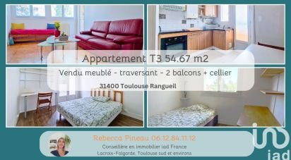 Appartement 3 pièces de 55 m² à Toulouse (31400)