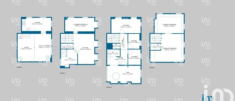 Maison 8 pièces de 314 m² à Courzieu (69690)