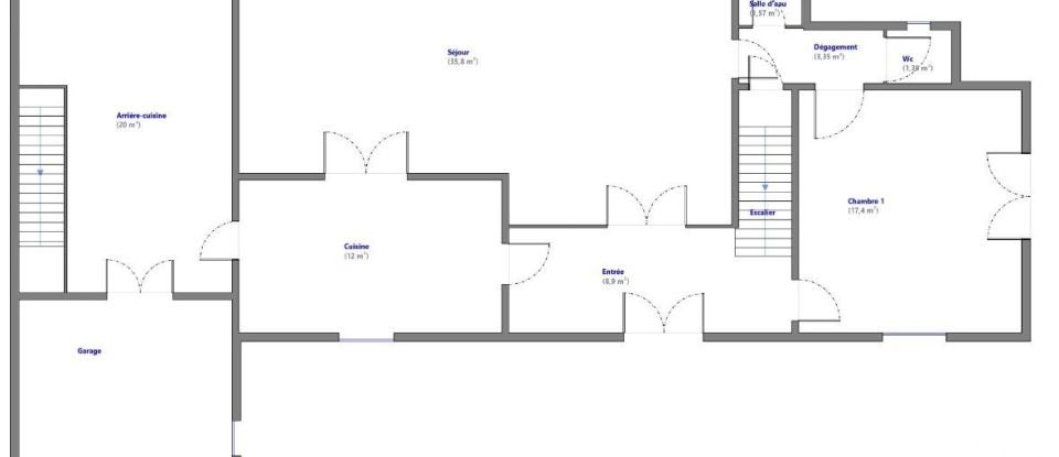 House 8 rooms of 183 m² in Lussac-les-Châteaux (86320)