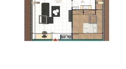 Apartment 3 rooms of 52 m² in Les Fins (25500)