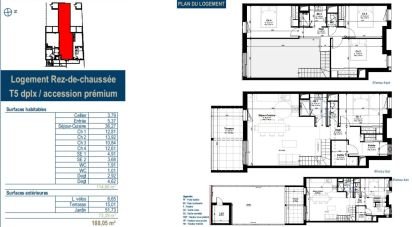 Apartment 5 rooms of 114 m² in La Rochelle (17000)