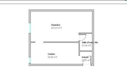 Apartment 1 room of 19 m² in Aubervilliers (93300)