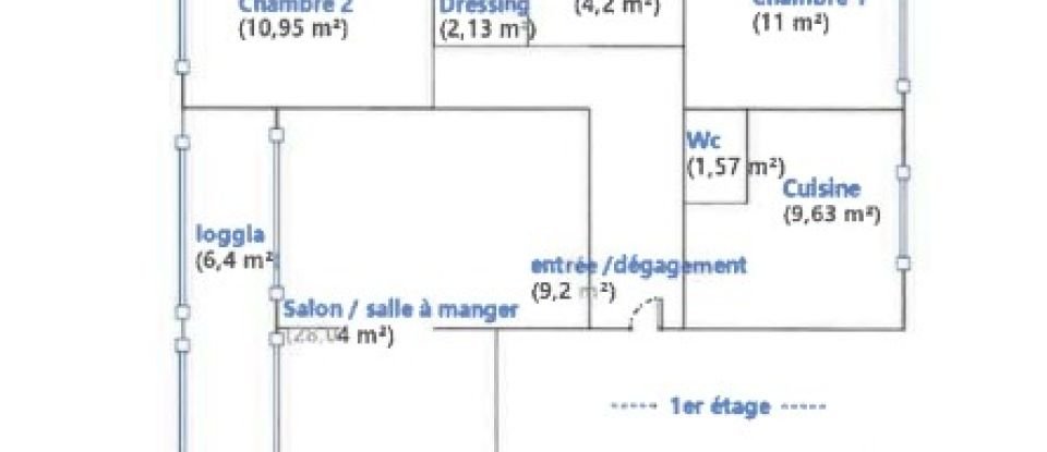 Appartement 4 pièces de 77 m² à Thiais (94320)