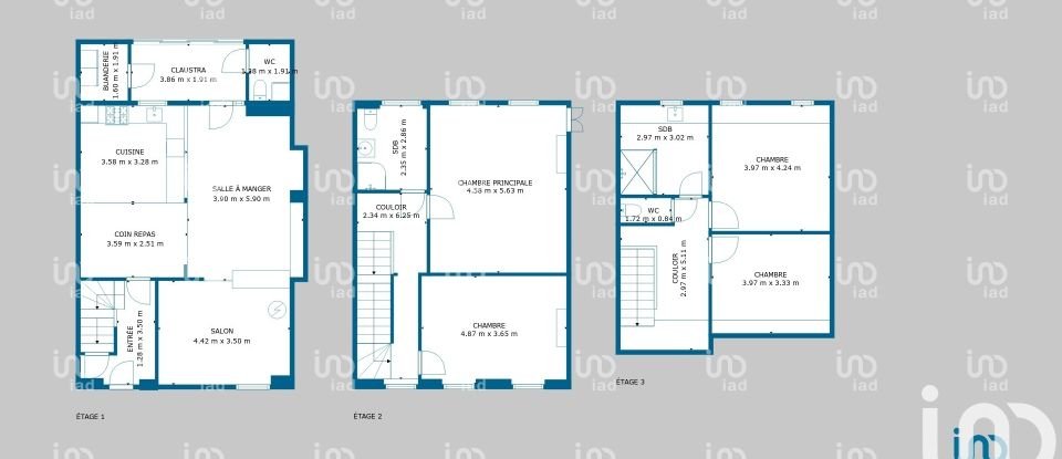 Maison 6 pièces de 154 m² à Bouhy (58310)