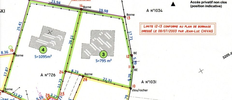 Terrain de 700 m² à Martignargues (30360)
