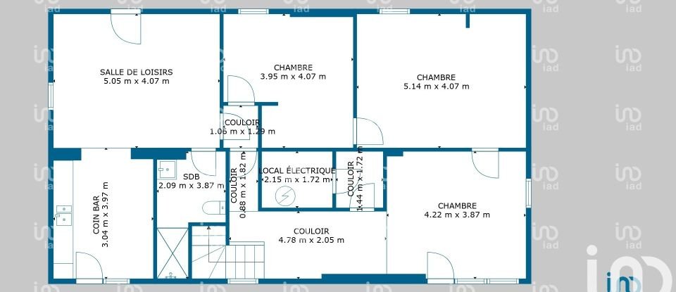 Maison 9 pièces de 233 m² à LES ABRETS (38490)