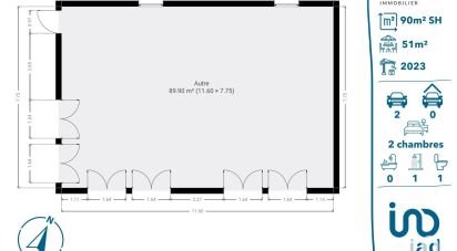 Appartement 3 pièces de 90 m² à Beaucourt (90500)