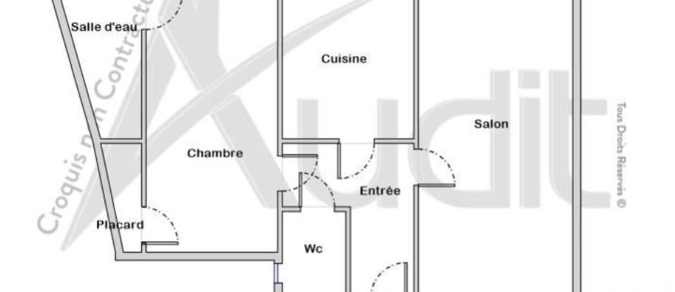 Apartment 2 rooms of 37 m² in Paris (75010)