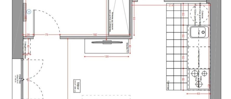 Appartement 2 pièces de 33 m² à Corbeil-Essonnes (91100)