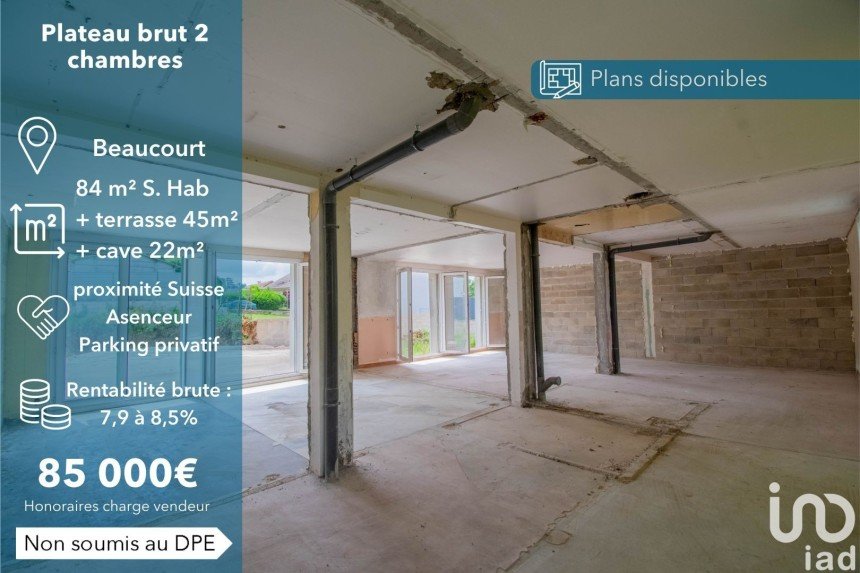 Apartment 3 rooms of 84 m² in Beaucourt (90500)